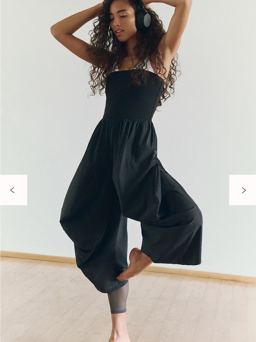 Free People Way Back Convertible One-Piece - Black